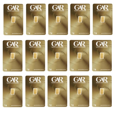 15 Adet 1 Gr 24 Ayar Altın (995)