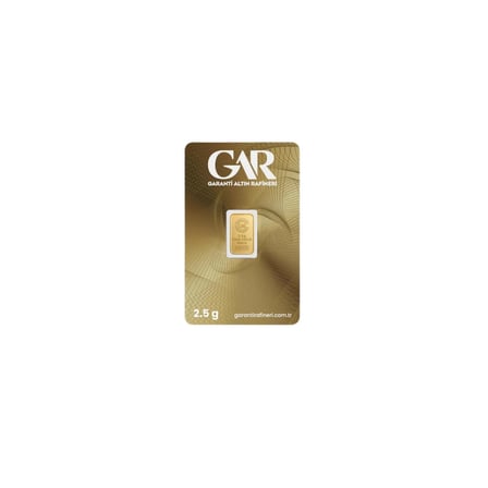1 Adet 2.5 Gr 24 Ayar Altın (995)