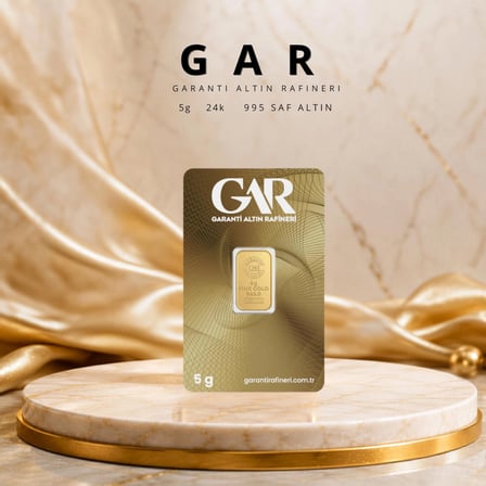 2 Adet 5 Gr 24 Ayar Altın (995)