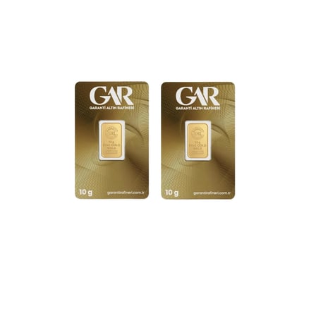 2 Adet 10 Gr 24 Ayar Altın (995)