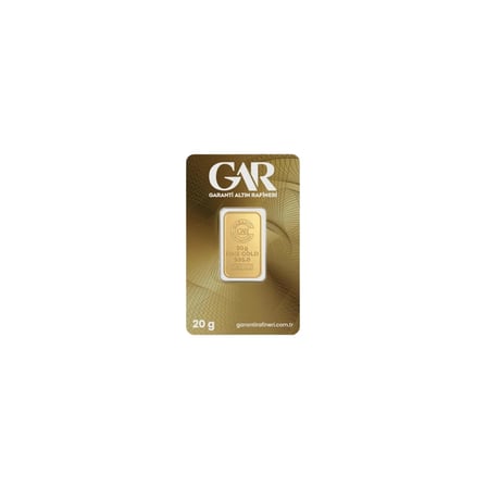1 Adet 20 Gr 24 Ayar Altın (995)