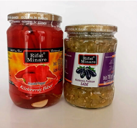 Rıfat Minare Közlenmiş Biber Ve Patlıcan