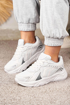 Callibron Garantili Kadın Ortopedik Yazlık Fileli  Yürüyüş Koşu Sneaker Spor Ayakkabı