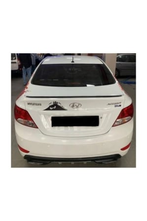 Hyundai Accent Blue Siyah Piano Black Bagaj Üstü Spoiler - Spoyler Bagaj Çıtası
