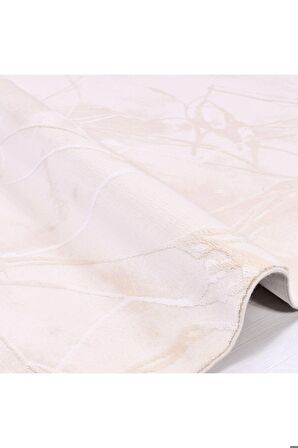 İpek Mekik Halı Gaspara Bej Ekru Modern Desenli Halı