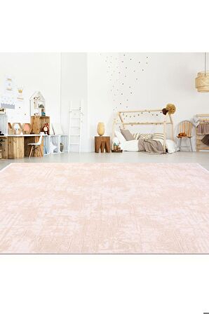 İpek Mekik Halı Gaspara Bej Krem Modern Desen Halı