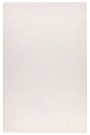 İpek Mekik Halı Gaspara Krem Modern Düz Desen Halı