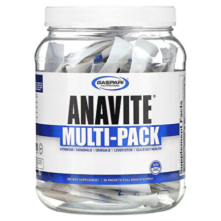 Gaspari Anavite Multi vitamin-Animal Pak Complex amino - 5-in-1 Performance 30 Pack