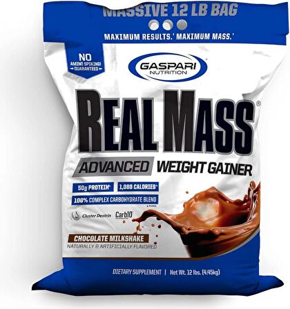 Gaspari Nutrition Real Mass Gainer Kilo alma , Hacim Kazanma 4500 KG