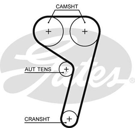 Gates 5669XS Triger Kayışı 117X220 Ford Cma1.6 2010 Focus 1.6 2011 Mondeo 1.6 07 Ct881 1675963