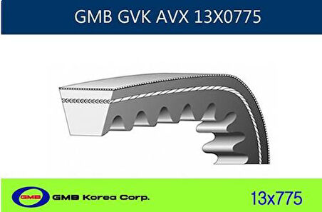 Gates Avx13X775Hd V Kayışı 13×775La Kıa Seat Nıssan
