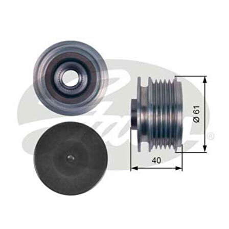 Gates Oap7117 Alternatör Gergi Rulmanı Accent Era Blue Elantra Getz I30 1.5 1.6 Crdı 2006> I20 1.4 Crdı 2008> Kıa Ceed Cerato Rıo 1.5 1.6 Crdı 2006>