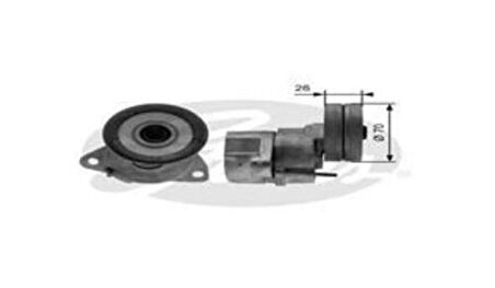 Gates T38154 Alternatör Gergi Rulmanı Kütüklü Astra F G H Vectra A B Corsa B Combo Zafira 1.4 1.6L 1.8I 2.0I 15 1340534