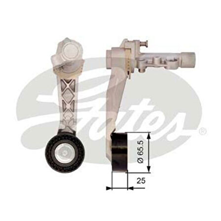 Gates T39127 Alternatör Gergi Rulmanı Partner Tepee Berlingo C3 C3 Picasso C4 207 308 3008 RCZ 1.4 1.6 (EP6C) 1611425480