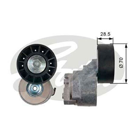 Gates T39138 Alternatör Gergi Rulmanı Kutuklu Ducato 2.3Jtd 2.3D 02>Daıly 02 07