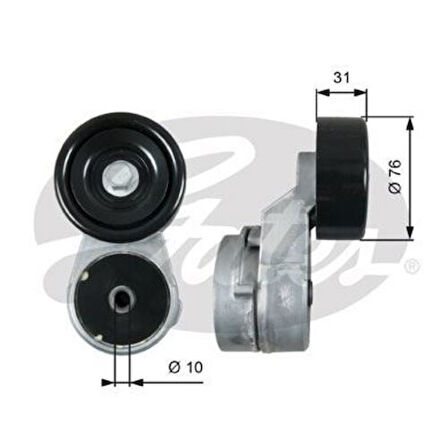 Gates T39214 Alternatör Gergi Rulmanı Nıssan Navara 3.0Td (01 05) 3.0Td 4×4 01
