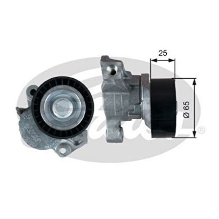 Gates T39357 Alternatör Gergi Rulmanı A1 1.4TDI 12V 14-18 Ibiza 1.4TDI 15-18 Fabia 1.4TDI 04B903315