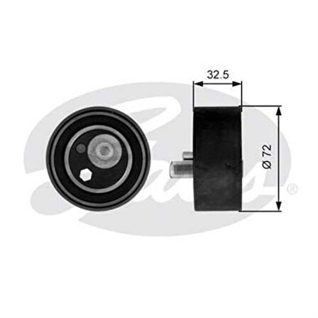 Gates T41082 Alternatör Gergi Rulmanı A4 (95 00) A6 (97 05) A8 (96 02) Passat (99 00) 2.4 2.7 2.8 V5