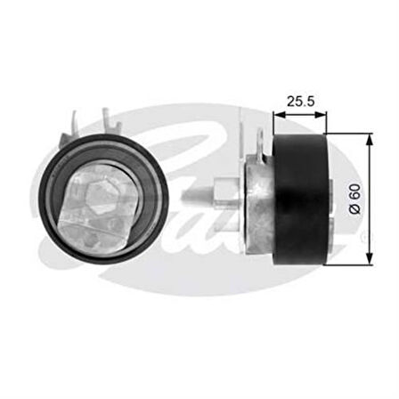 Gates T43149 Eksantrik Gergi Rulmanı Caddy Golf Polo Bora Octavıa Fabıa Cordoba Ibıza IV Toledo 1.4 1.4 16V Ahw