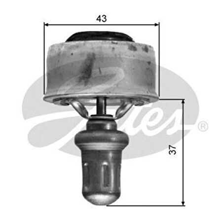 Gates TH01489 Termostat (89C) Renault 9 Renault 11 Renault 21 Concorde Clio I 7700730540