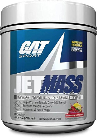 GAT JETMASS Creatine + Glutamine + Arginine + Eaa Amino Complex System 708 Gram - USA ABD MENŞEİ