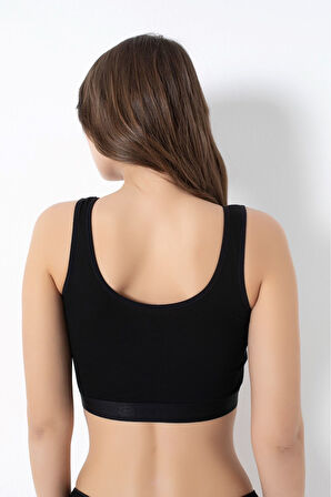 Bambu Nefes Alabilen Çıkarılabilir Pedli Kalın Askılı Büstiyer