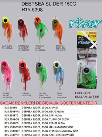 DERİN SU JİG YEMİ RİVER DEEPSEA SLİDER 150GR RENK: 08R