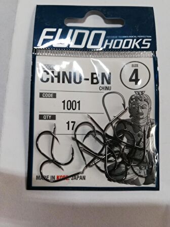Fudo 1001 Chinu Black Nikel İğne NO:1/0