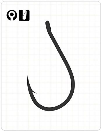Fudo 1101 Chinu Black Nikel Delikli Çapraz İğne NO:1