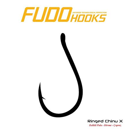Fudo 6501 Ringed Chinu X Black Nikel İğne NO:1/0
