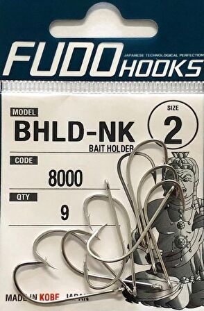 Fudo 8001 Bait Holder Black Nikel DELİKLİ SAP NO:2