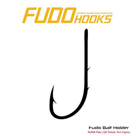 Fudo 8001 Bait Holder Black Nikel DELİKLİ SAP NO:2