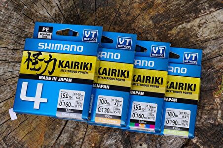 İp Misina Shimano Kairiki 4 Mantis Green (Yeşil) 0,10 150mt  4kat