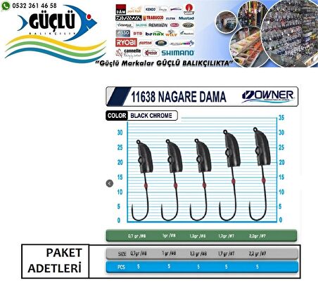 LRF JİGHEAD Owner 11638 Nagare Dama Lrf Jighead 1,7GR