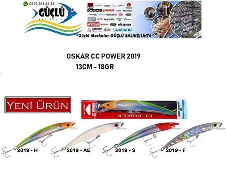 MAKET BALIK OSKAR CC POWER 2019 SERİ 13 CM 18 GR RENK:2019H