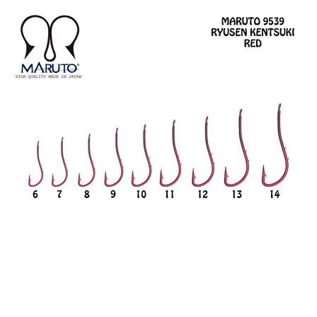 Maruto 9539 Ryusen Kentsuki Kırmızı İğne NO:10