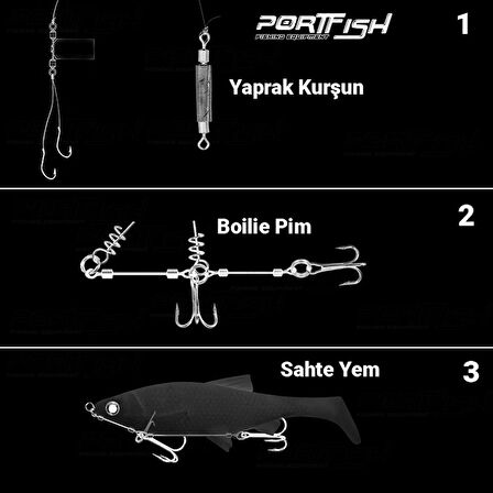 Portfish BL-5506 Uzun Şaft Takım Fırdondüsü NO:7