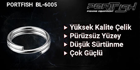 Portfish Bl-6005 Kaşık Split Halka No:6