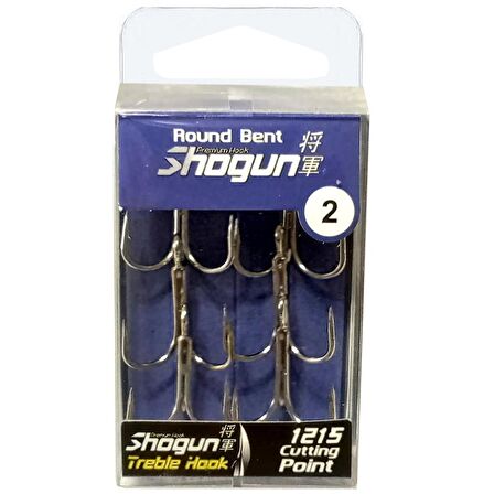 Shogun 1215 Round Bent High Carbon Nikel 3’lü İğne NO:6