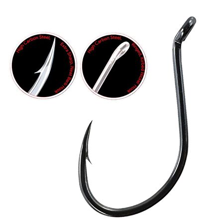 Shogun 9950 Octopus Beak Black Büyük Beden Olta İğnesi NO:6/0