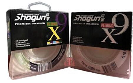 Shogun 9x Braid İp Misina 150mt 0,18MM