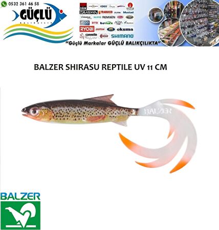 SİLİKON YEM BALZER SHIRASU REPTILE UV 11CM 311