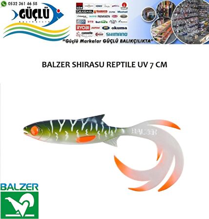 SİLİKON YEM BALZER SHIRASU REPTILE UV 7 CM 007