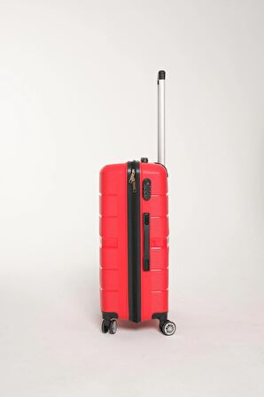 GBAG Orta Boy Pp Polipropilen Kırılmaz Silikon Valiz, Orta Boy Plastik Bavul Seyahat Çantası