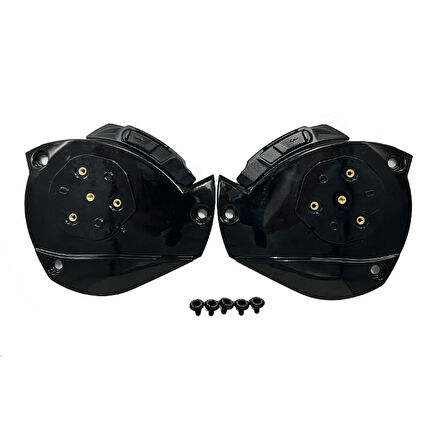 ADVANT 2 KASK YAN KAPAK SET SİYAH