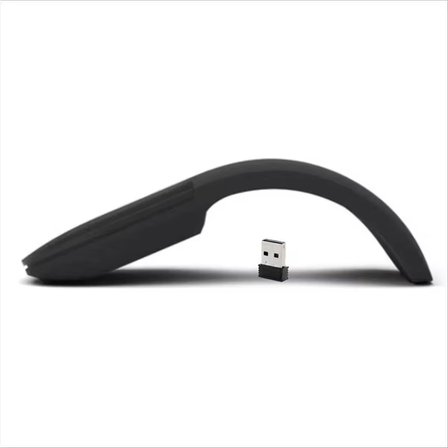 Katlanabilir Ark Dokunmatik Kablosuz Mouse – Ultra İnce, Sessiz, 2.4G USB Alıcılı, PC/Laptop Uyumlu