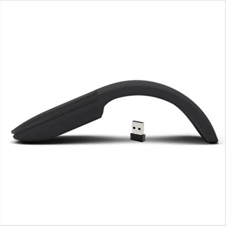 Katlanabilir Ark Dokunmatik Kablosuz Mouse – Ultra İnce, Sessiz, 2.4G USB Alıcılı, PC/Laptop Uyumlu