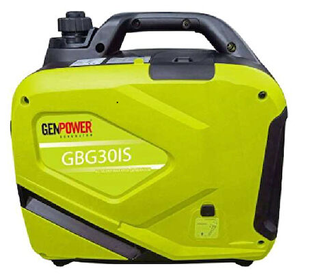 Genpower Marka GBG 30 IS Model 3 Kva, Benzinli, İpli, Kabinli, Tekerleksiz, Monofaze( 230 Volt) Inverter Jeneratör