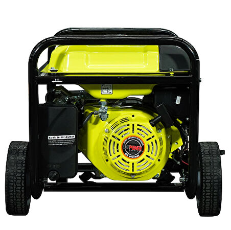 Genpower GBG 4000 E V3 Model 4 Kva Benzinli İpli / Marşlı, Tekerlekli, Monofaze (220 Volt) Portatif Jeneratör