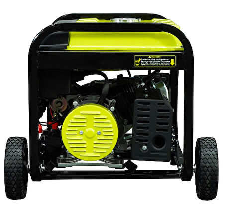 Genpower GBG 50 E Model 5 kVA, Benzinli, İpli/Marşlı, Tekerlekli, Monofaze ( 220 Volt) Portatif Jeneratör